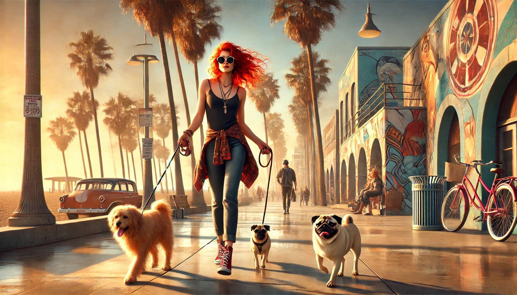 Venice Beach Dog Walker